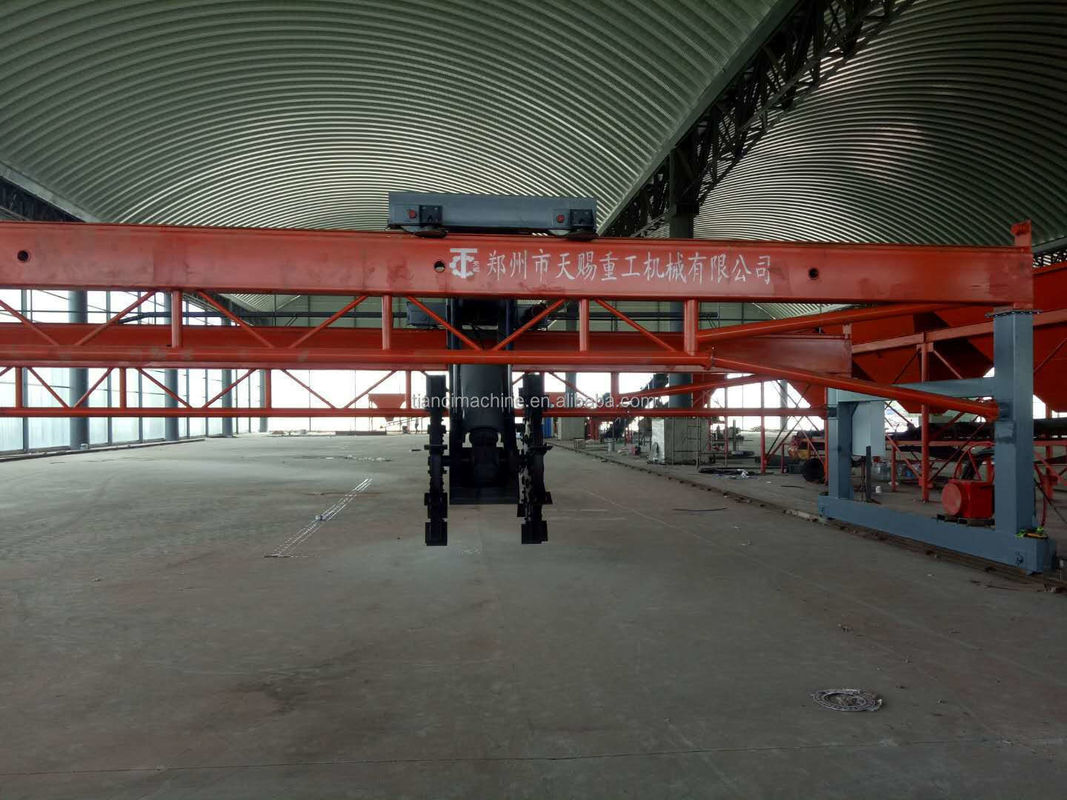 Τύπος τροχού Compost Turner Οργανικό λιπάσμα Φυτοποίηση Compost Machine με απλή λειτουργία
