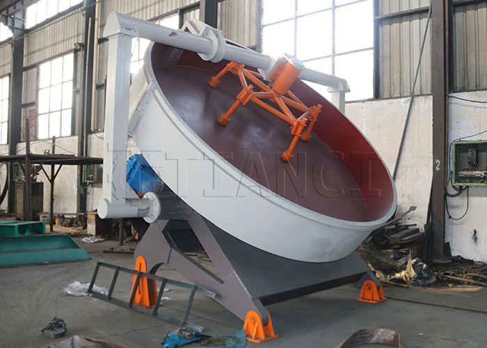 Συσκευασμένο λιπαστικό Granulator Disc Granulator Machine για την επεξεργασία σφαίρα κόκκους λιπασμάτων.