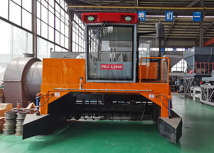 Κατασκευαστικό εργοστάσιο τύπου Crawler Οργανικό εξοπλισμό ζύμωσης κοπριάς Compost Turner