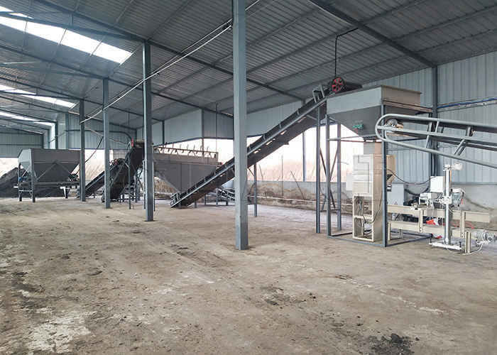 Γραμμή παραγωγής σκόνης οργανικών λιπασμάτων για την επεξεργασία των αγροτικών αποβλήτων και των αστικών οικιακών αποβλήτων