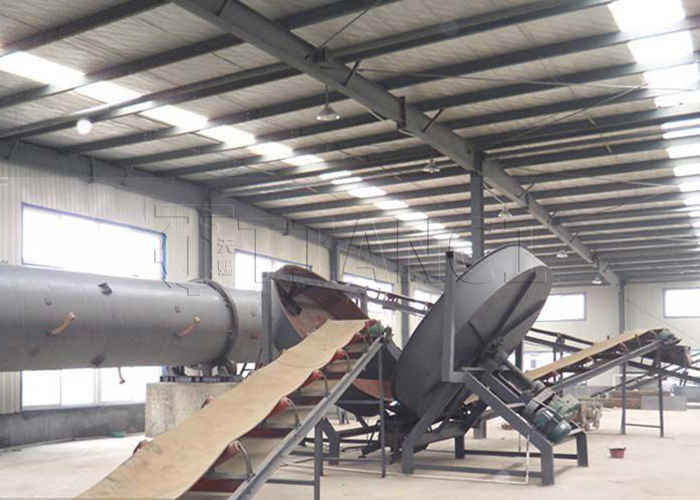 1-20T/H Δυνατότητα Σωλήνες παραγωγής λιπασμάτων οργανικών αποβλήτων