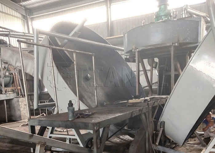 Η γραμμή παραγωγής οργανικών λιπασμάτων με δίσκο granulator για ζωική κοπριά προς λιπάσματα